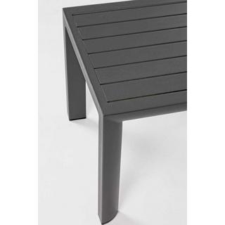 mutoni Table de Jardin Croisière 40x40 Anthracite GK52  