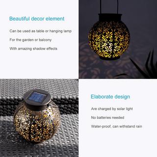 Intirilife Intirilife Solar Laterne Lampe aus Metall  