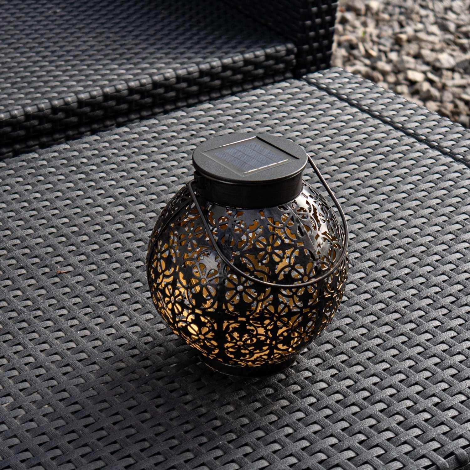 Intirilife Intirilife Solar Laterne Lampe aus Metall  