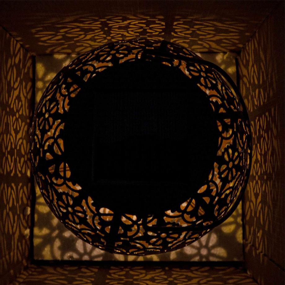 Intirilife Intirilife Solar Laterne Lampe aus Metall  