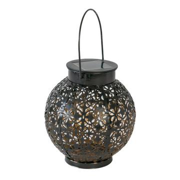 Intirilife Lanterne solaire Lampe solaire en métal