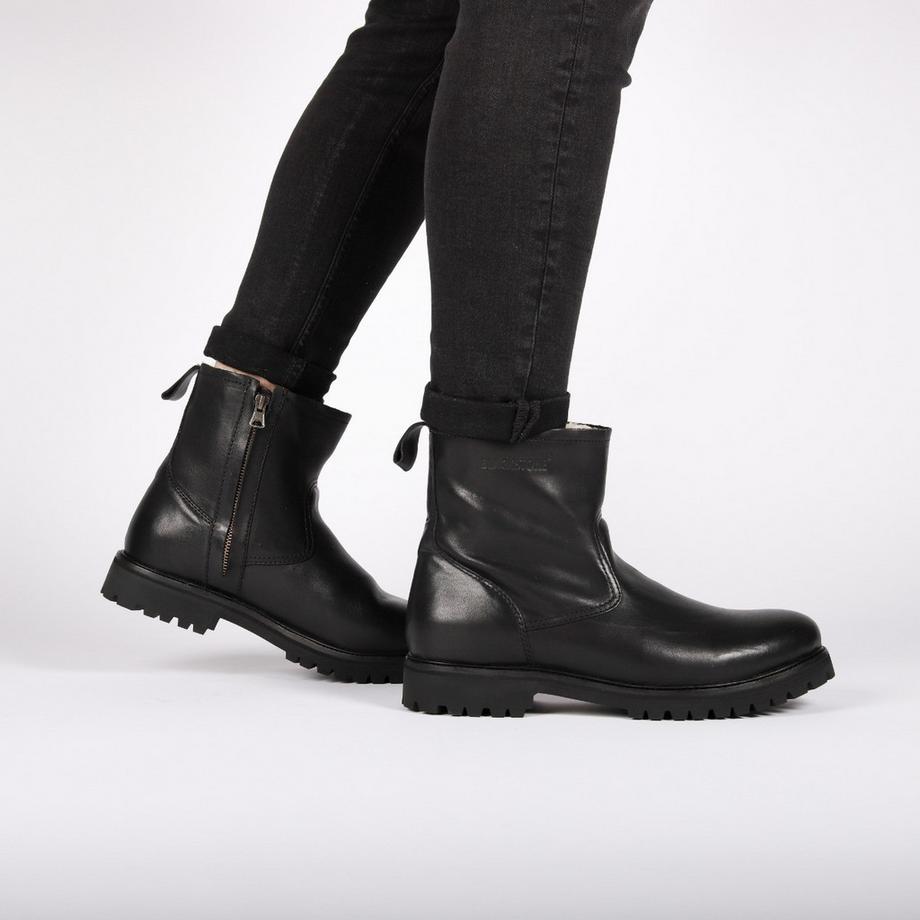 Blackstone OM63 Bottes à Fermeture Éclair avec Fourrure  