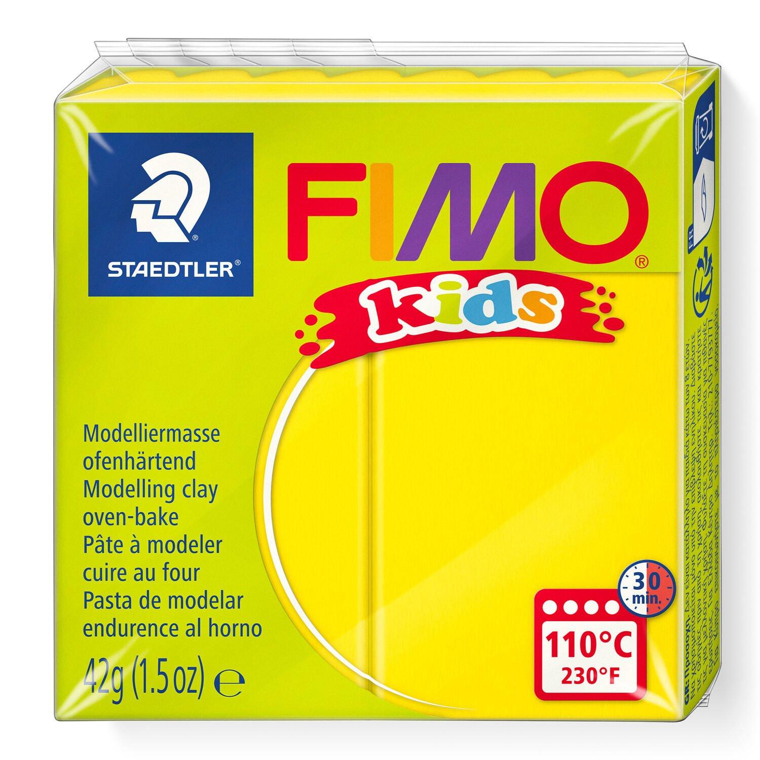 FIMO  Staedtler 8030001 composant pour poterie et modelage Argile à  modeler Jaune 42 g 1 pièce(s) 