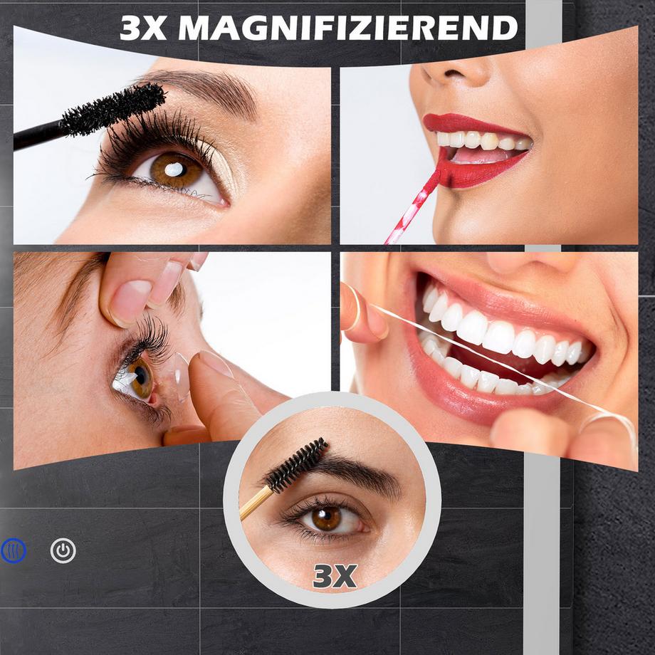 Kleankin  Miroir de salle de bain LED 