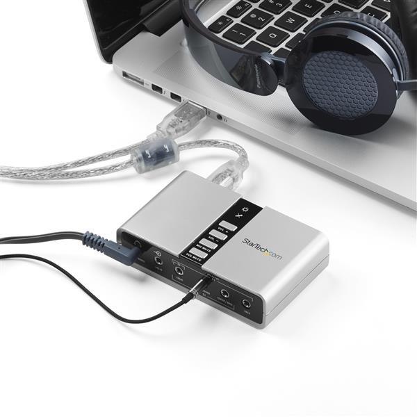 STARTECH.COM  StarTech.com Adaptateur Carte Son USB vers Audio Stéréo - Audio Numérique SPDIF 