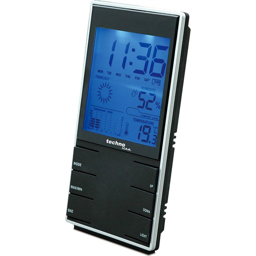 technoline Technoline WS 9120 stazione meteorologica digitale Nero, Argento  