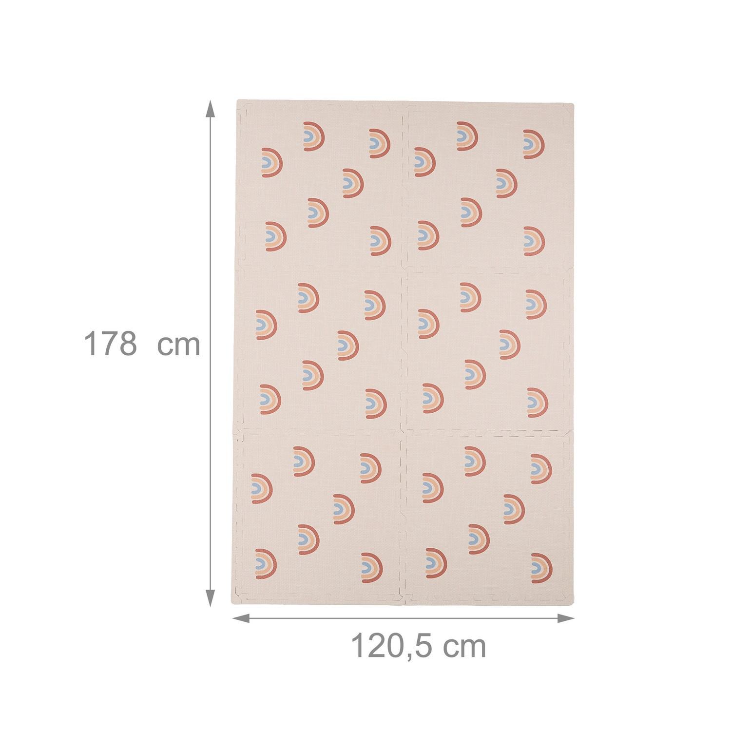 Northio Puzzlematte Regenbogen 6-teilig  