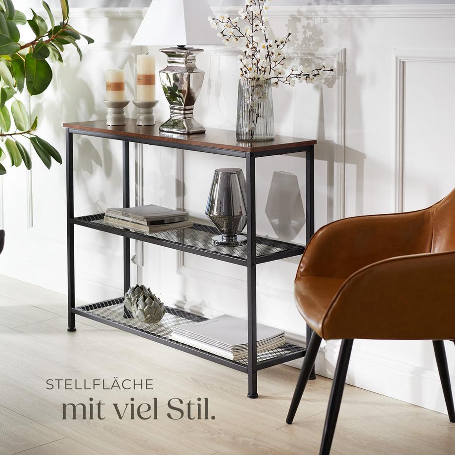 Tectake Console BRISTOL style industriel  