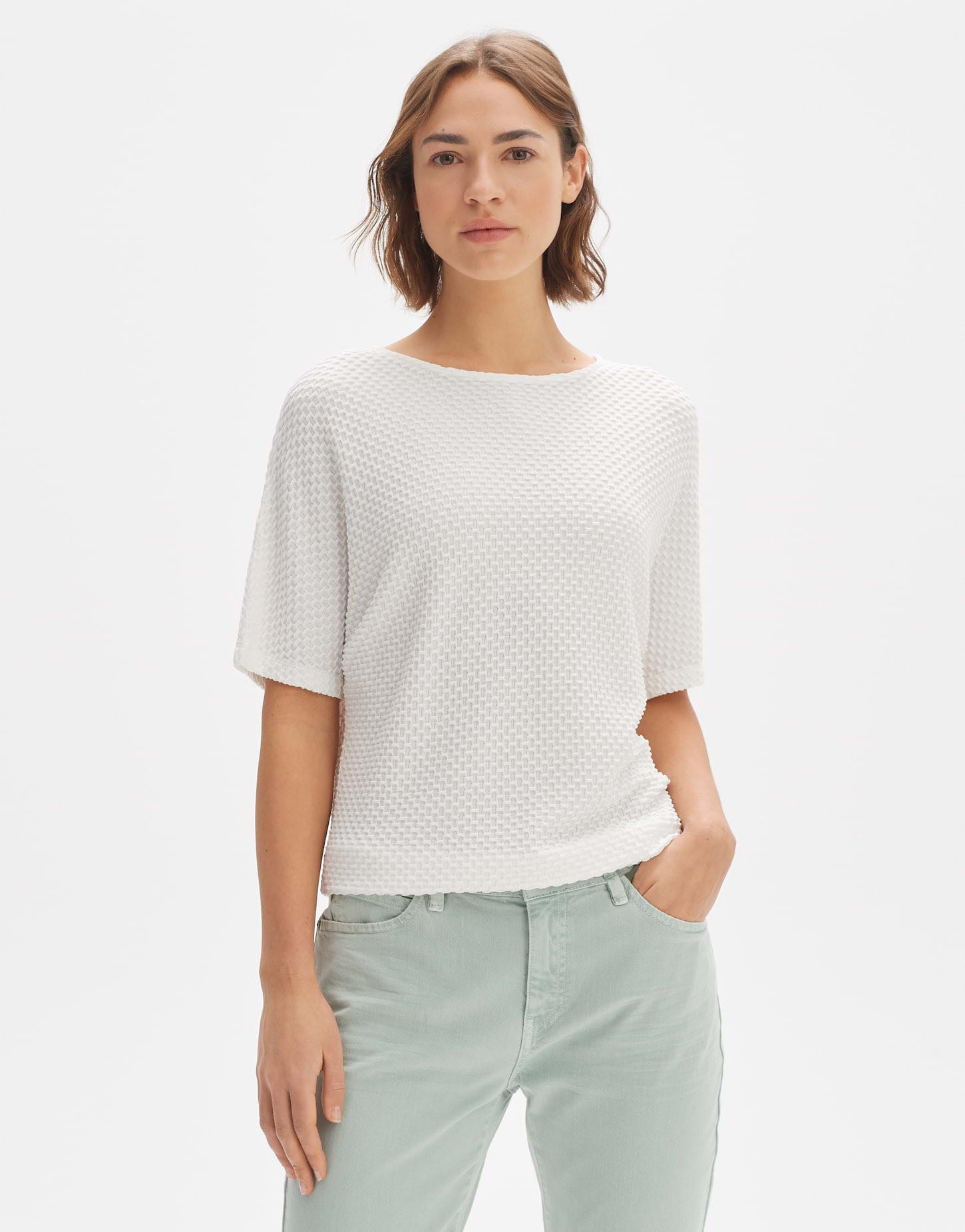 OPUS  Boxy Shirt Sedoni Boxy Silhouette 