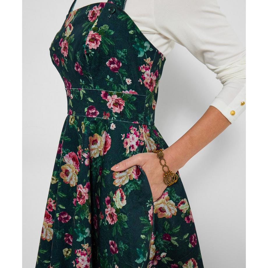 Joe Browns Latzkleid mit Blumenmuster  