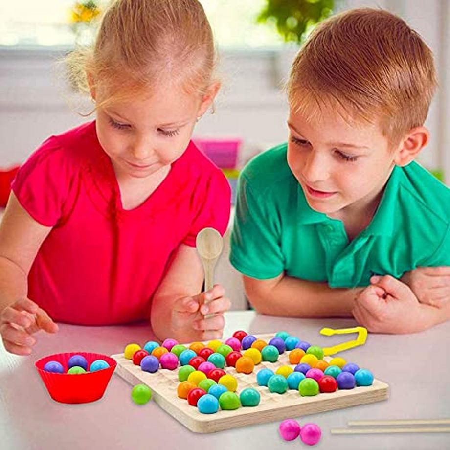 Activity-board  Hölzerne Clip Perlen Brettspiel, Bildung Puzzle 