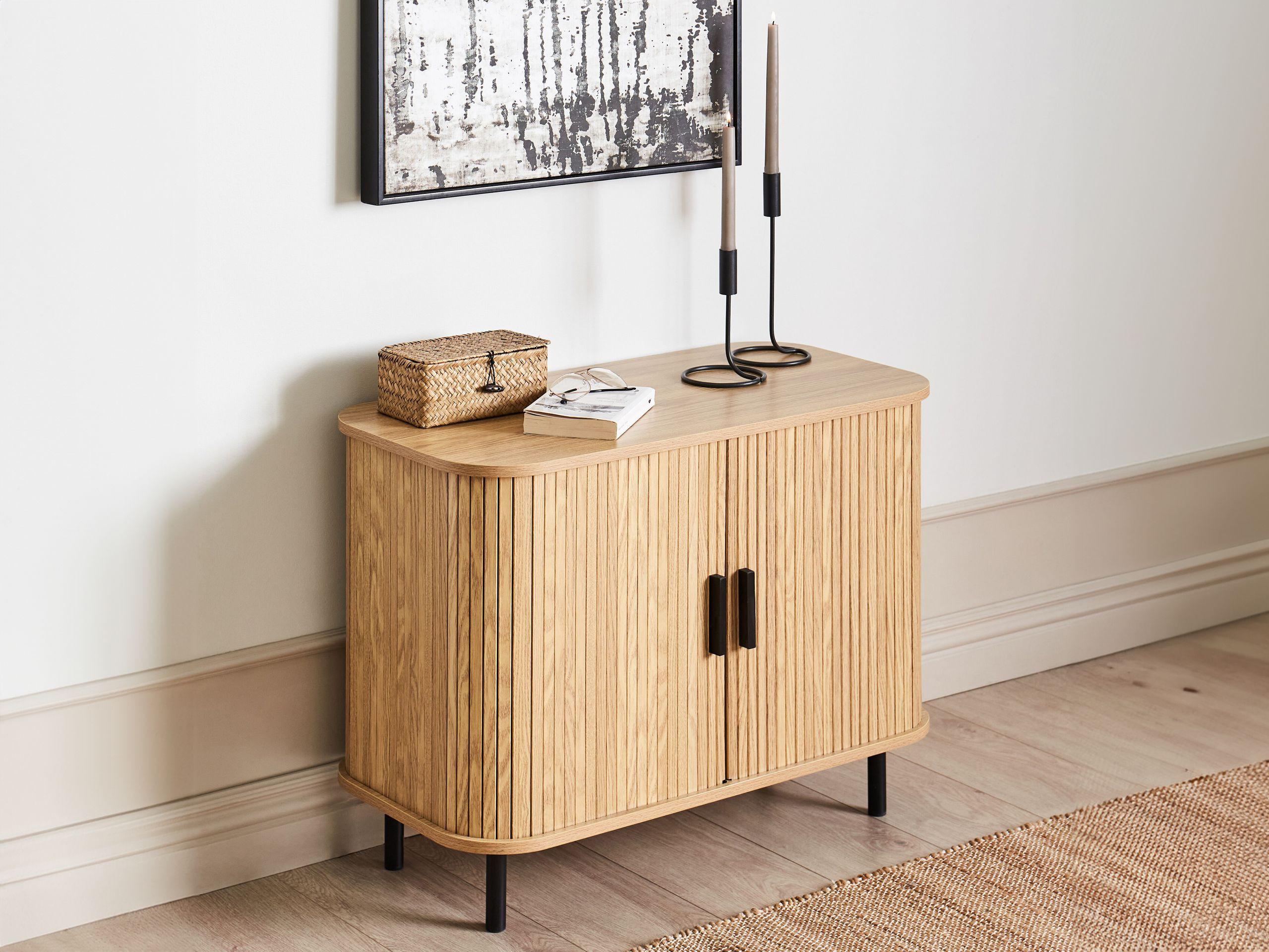 Beliani Schrank aus MDF-Platte Retro BRADLEY  