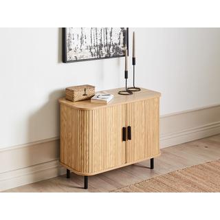 Beliani Schrank aus MDF-Platte Retro BRADLEY  