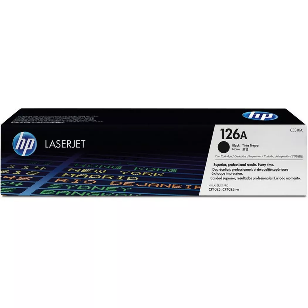 Hewlett-Packard – HP Toner-Modul 126A schwarz CE310A Color LJ Pro CP1025 1200 S., Schwarz, One Size