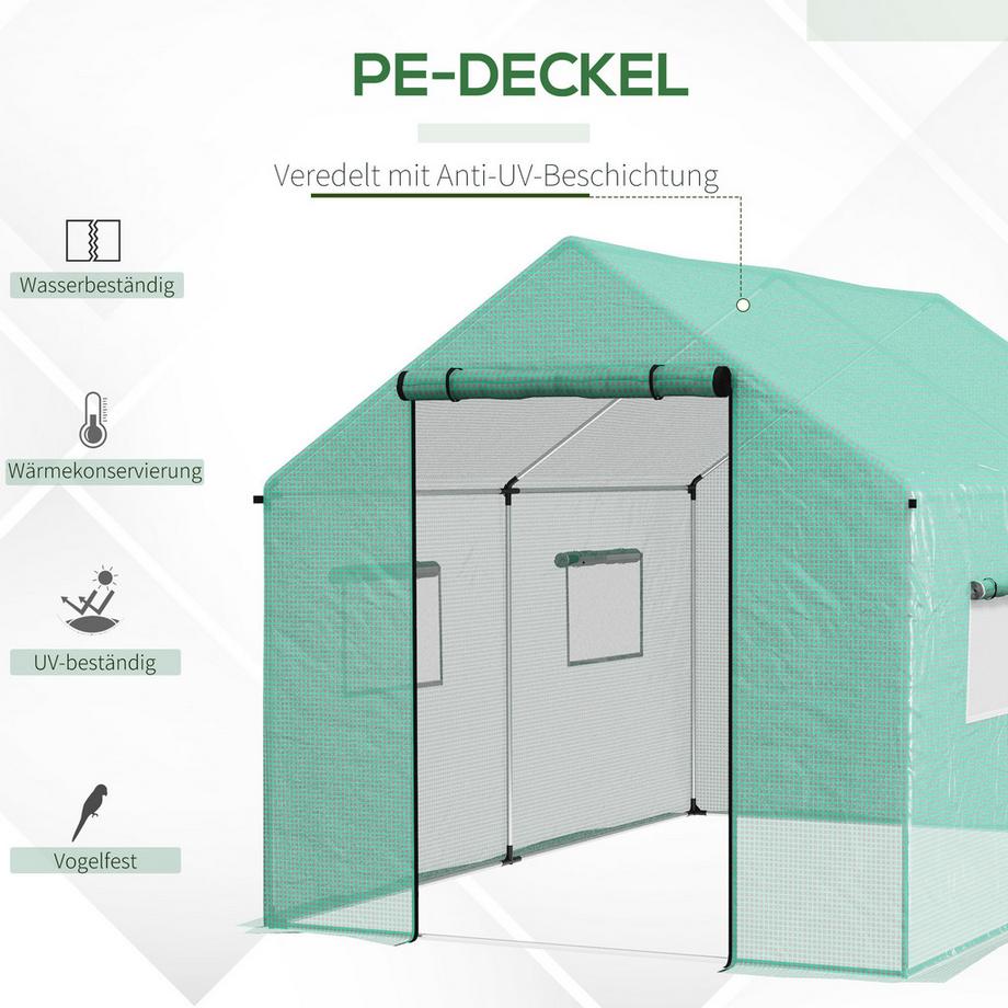 Outsunny Foliengewächshaus  