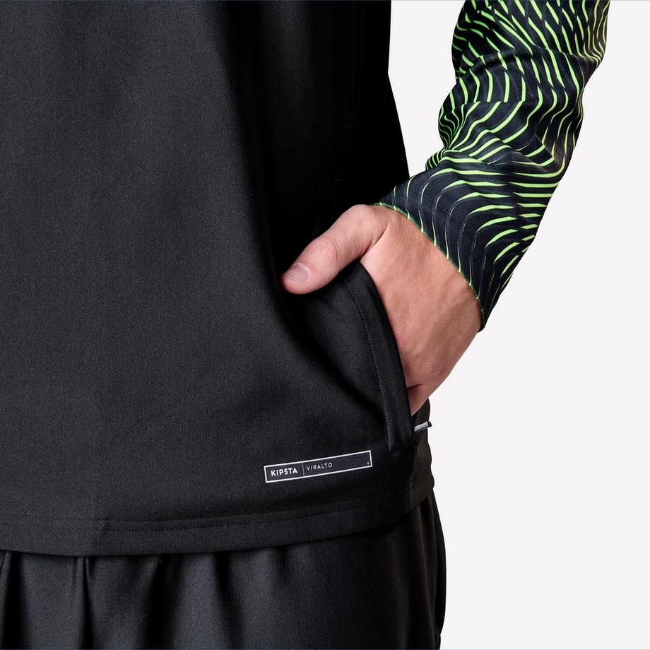 KIPSTA  Fussball Sweatshirt 1/2 Zip Polyester 