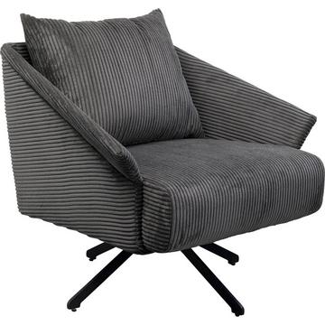 Fauteuil pivotant Milo grey