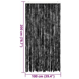 VidaXL  Rideau anti-mouche polypropylène 