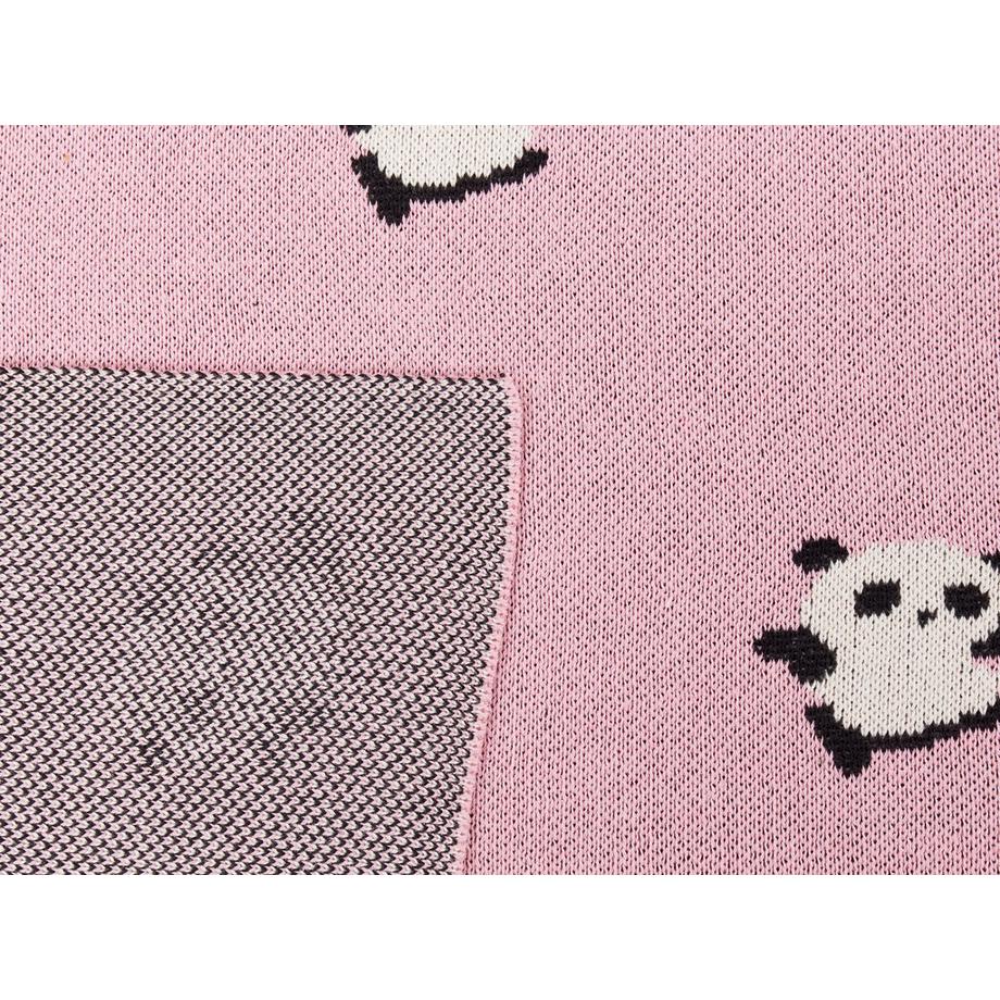 Beliani TALOKAN Coperta Morbida Moderna in Cotone  