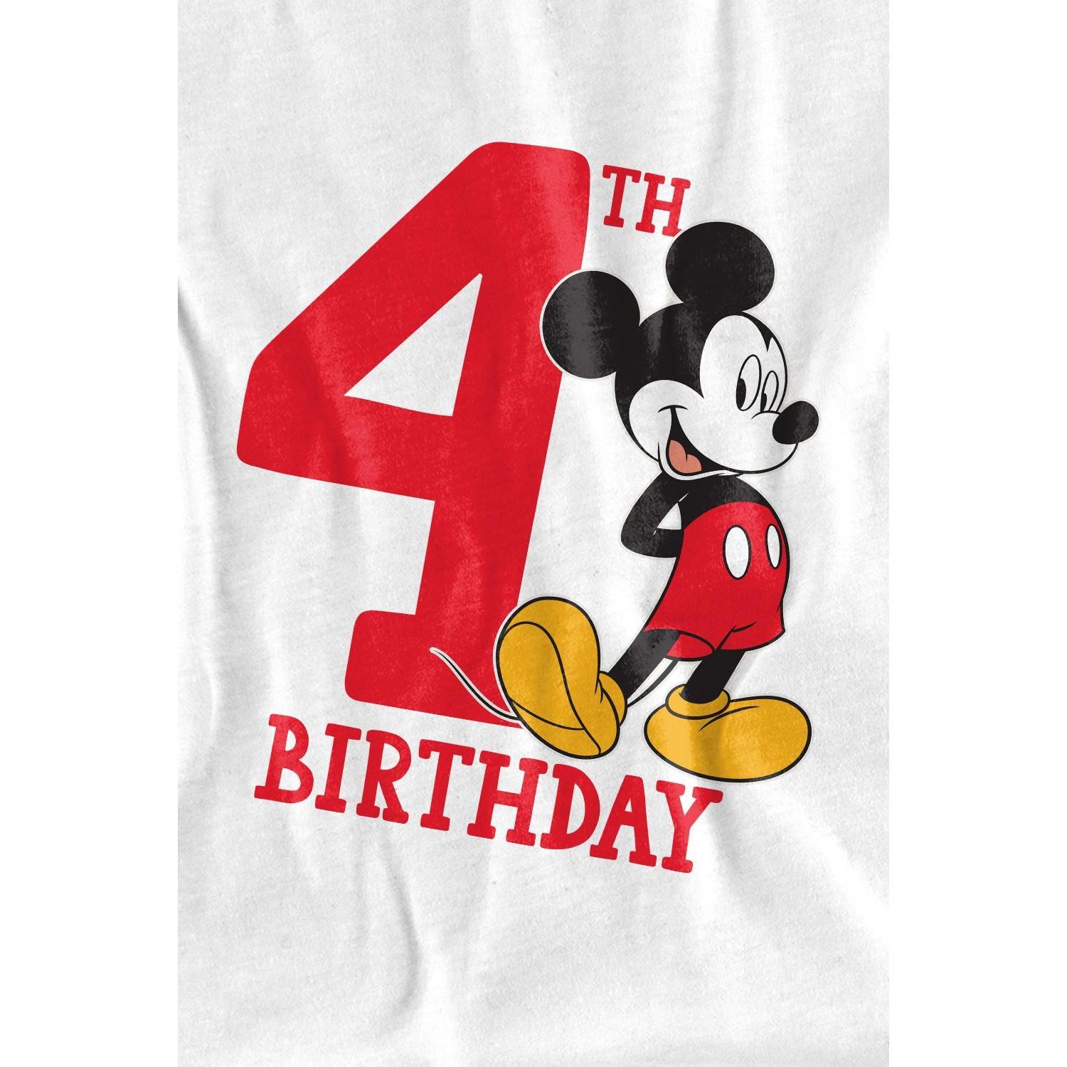 Disney  TShirt  4. Geburtstag 