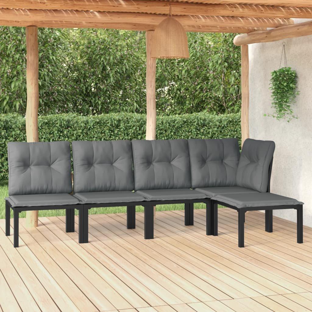 VidaXL Garten lounge set stahl  