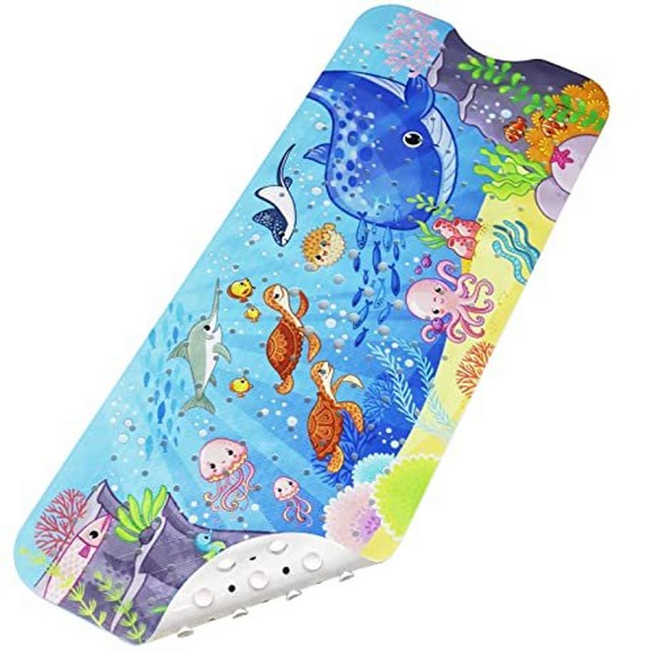 Rutschfeste Badematte für Kinder mit Meeresmotiven