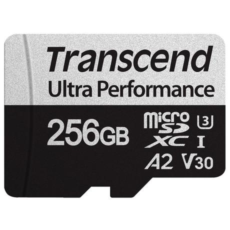 Transcend  microSDXC 340S 256 Go U3 A2 V30 (R160/W125) 