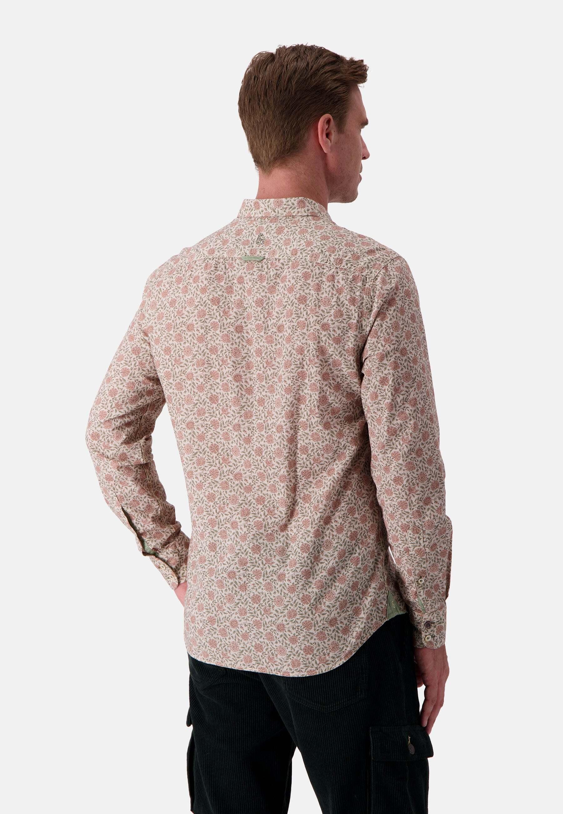 Colours & Sons Camicia Maniche Lunghe Stampata Mezcal Flowers  
