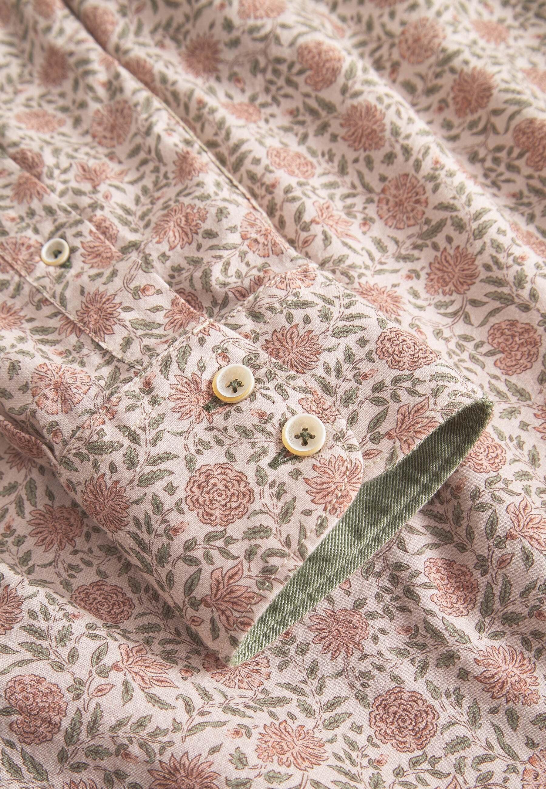 Colours & Sons Camicia Maniche Lunghe Stampata Mezcal Flowers  