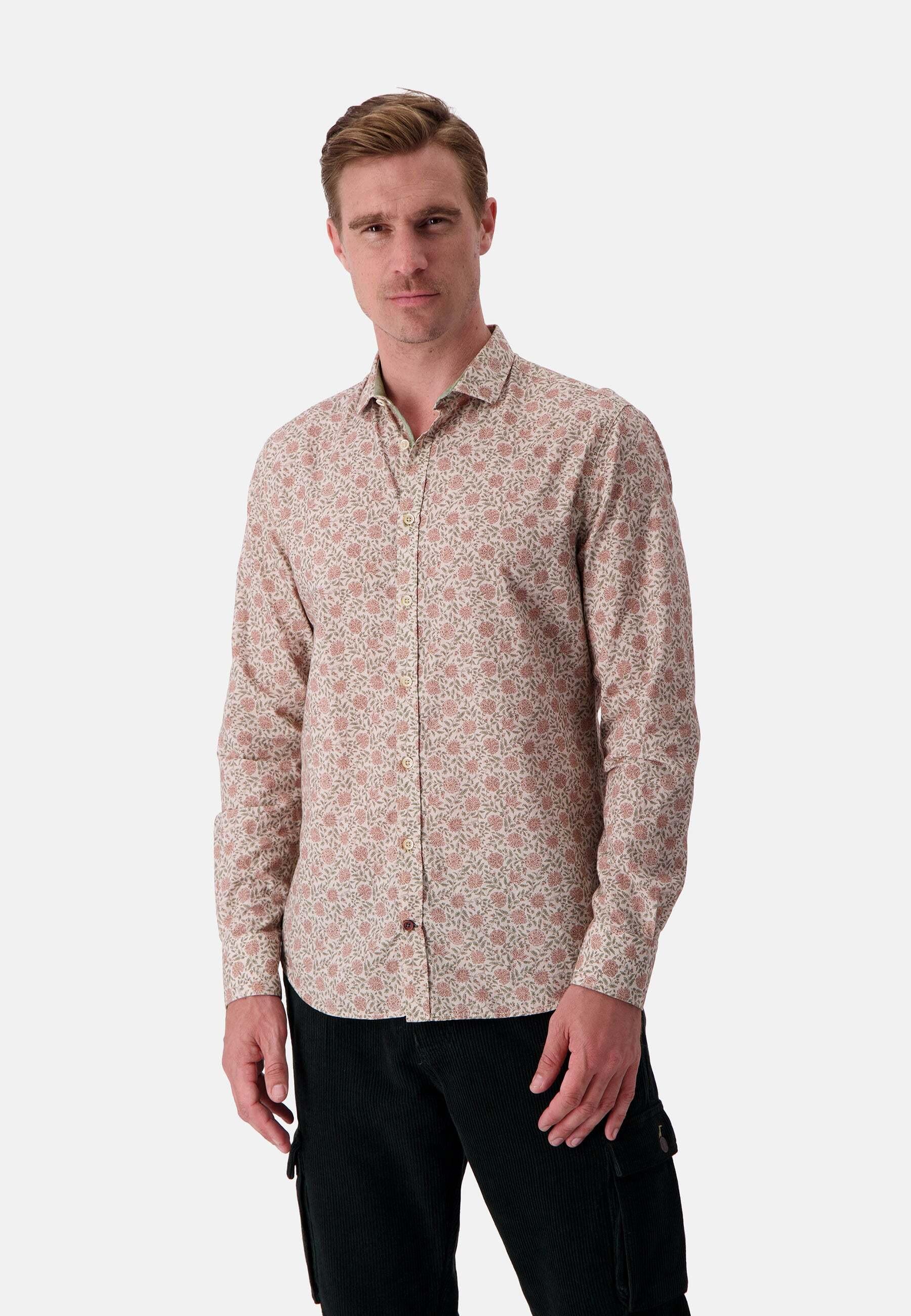 Colours & Sons Camicia Maniche Lunghe Stampata Mezcal Flowers  