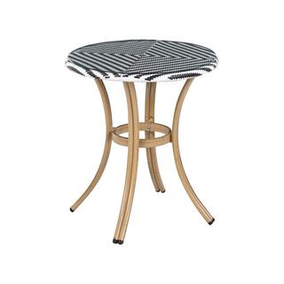 Beliani Outdoor Bistrotisch aus PE Rattan Boho RIFREDDO  