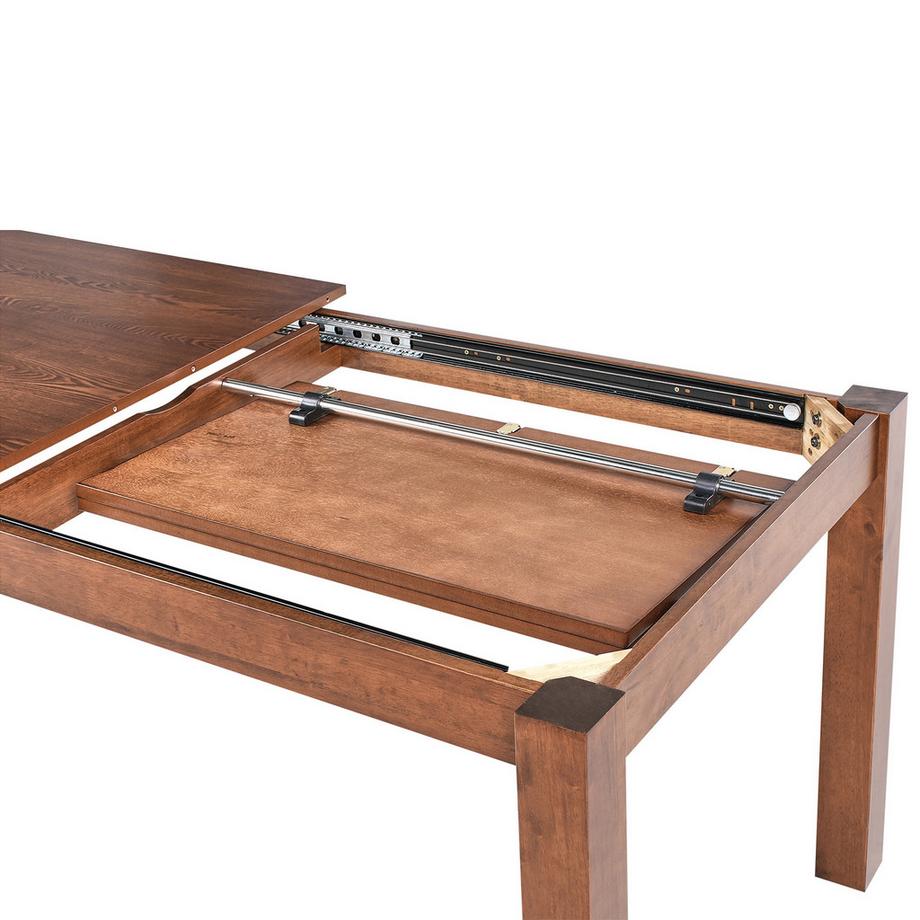 Beliani Ausziehbarer Esstisch aus MDF-Platte Klassisch MADURA  