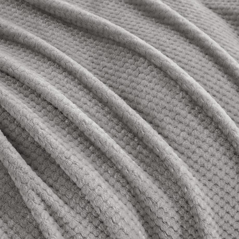 Alopini Coperta in pile super morbida e calda motivo a nido d'ape  