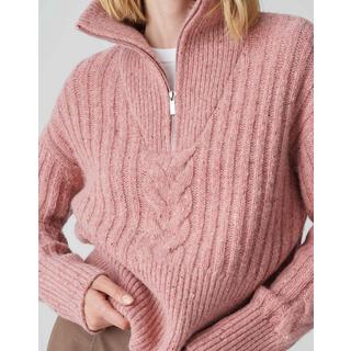 OPUS  Strickpullover Popfy gerader Schnitt 