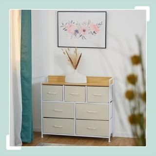 Northix Sekretär mit 7 Fächern  