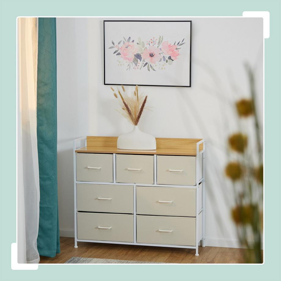 Northix Bureau à 7 compartiments  