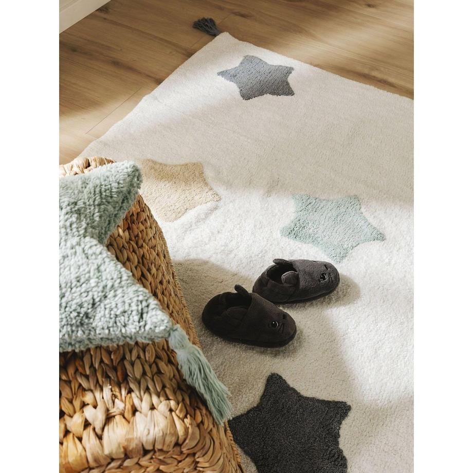 Benuta Tapis lavables pour enfants Stars Multicouleur  