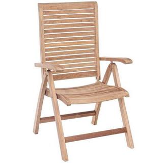 mutoni Chaise pliante de jardin en bois Maryland  