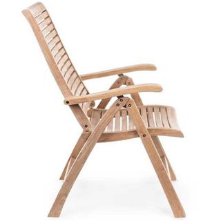 mutoni Chaise pliante de jardin en bois Maryland  