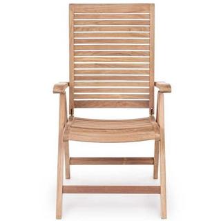 mutoni Chaise pliante de jardin en bois Maryland  