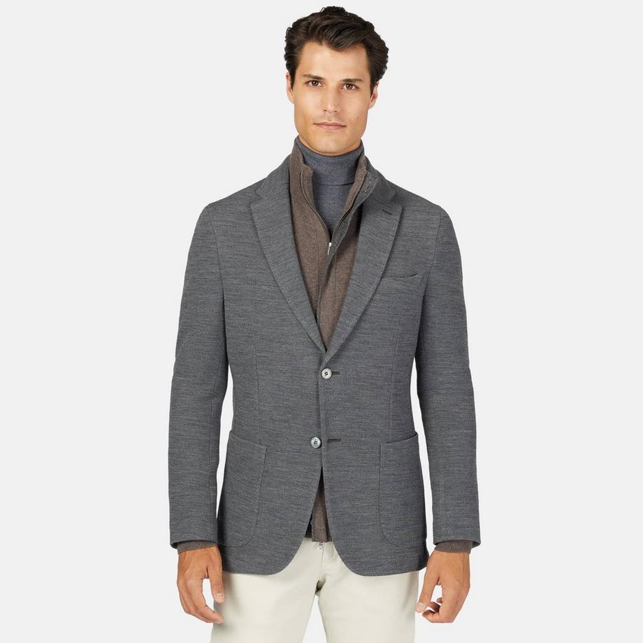 BOGGI Milano Wolle B Jersey Sakko  