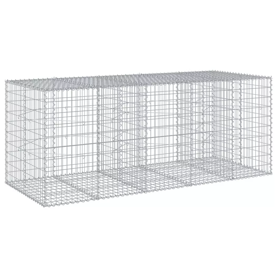 VidaXL - Panier gabion fer, One Size, Argent