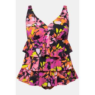 Ulla Popken  Tankini, Volants, Softcups, breite Träger 