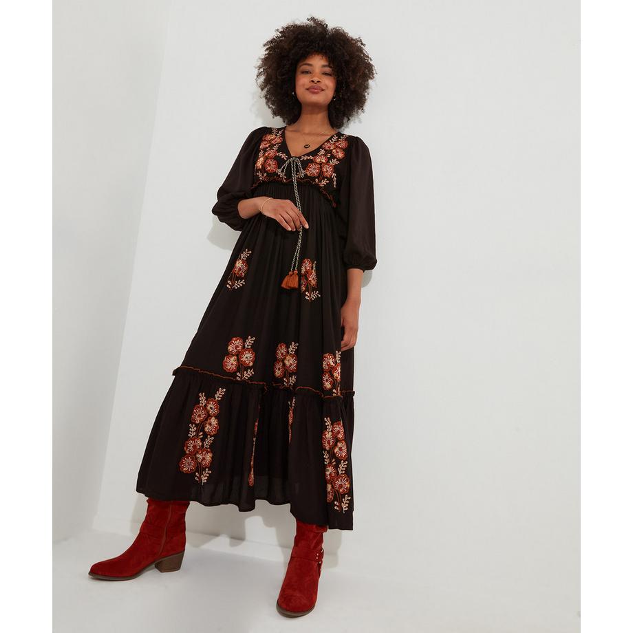 Joe Browns Blumen besticktes Boho Kleid  