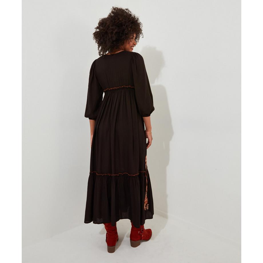 Joe Browns Blumen besticktes Boho Kleid  