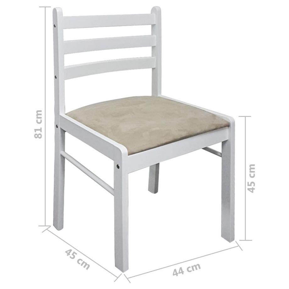 VidaXL Chaise de salle à manger bois  