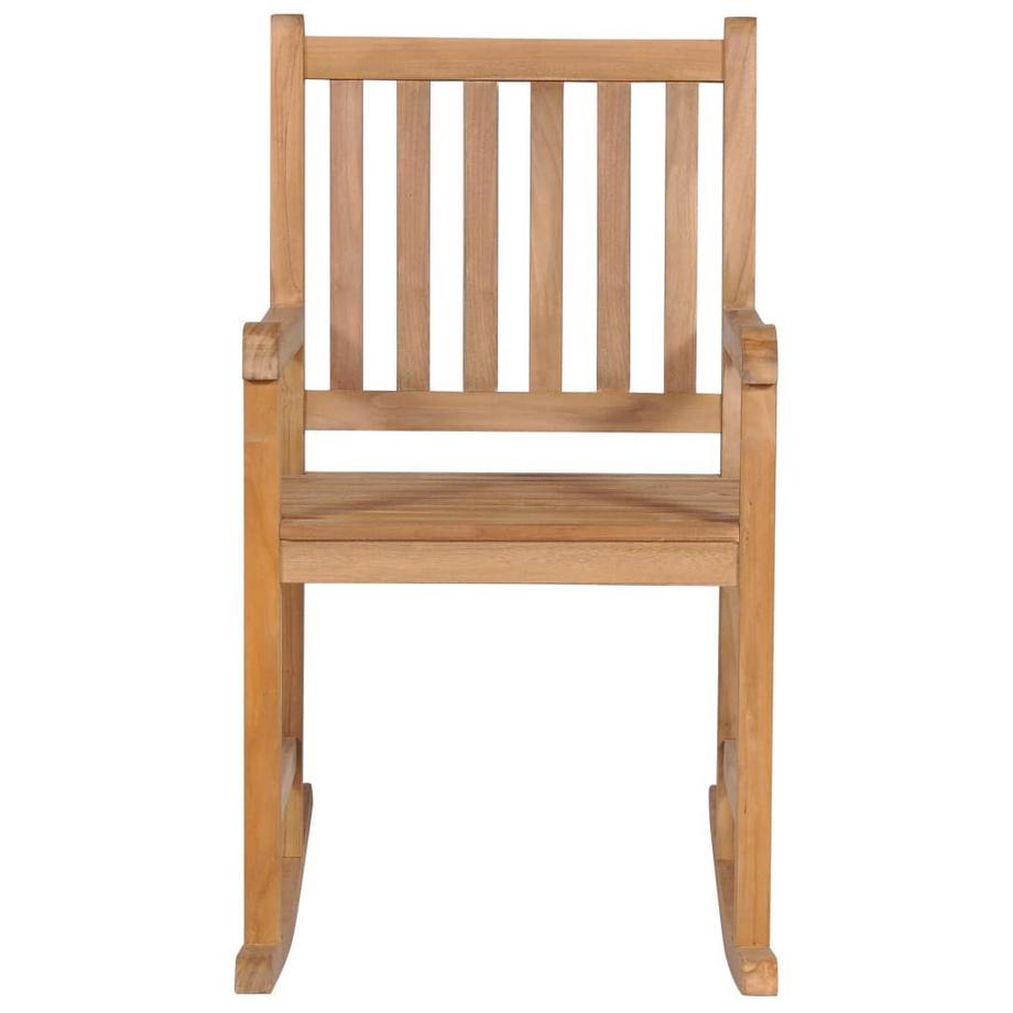 VidaXL Chaise à bascule bois  