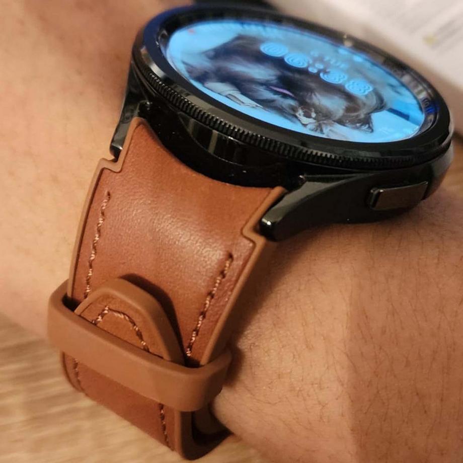 SAMSUNG  Hybrid-Lederarmband 130 mm G Watch 4 S/M 