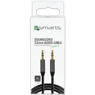 4smarts  4smarts 4S468587 Audio-Kabel 1 m 3.5mm Schwarz 