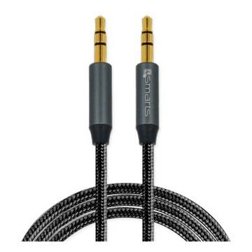 4smarts 4S468587 Audio-Kabel 1 m 3.5mm Schwarz